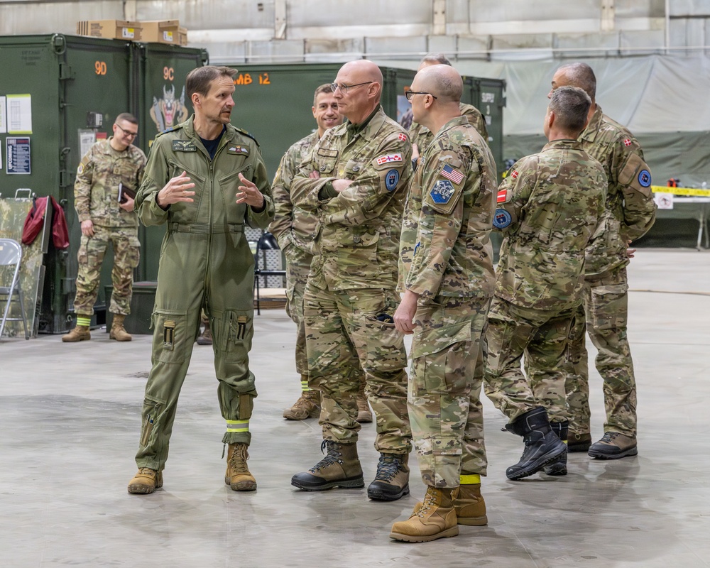 Welcoming Major-General General Soren Andersen