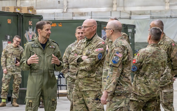 Welcoming Major-General General Soren Andersen