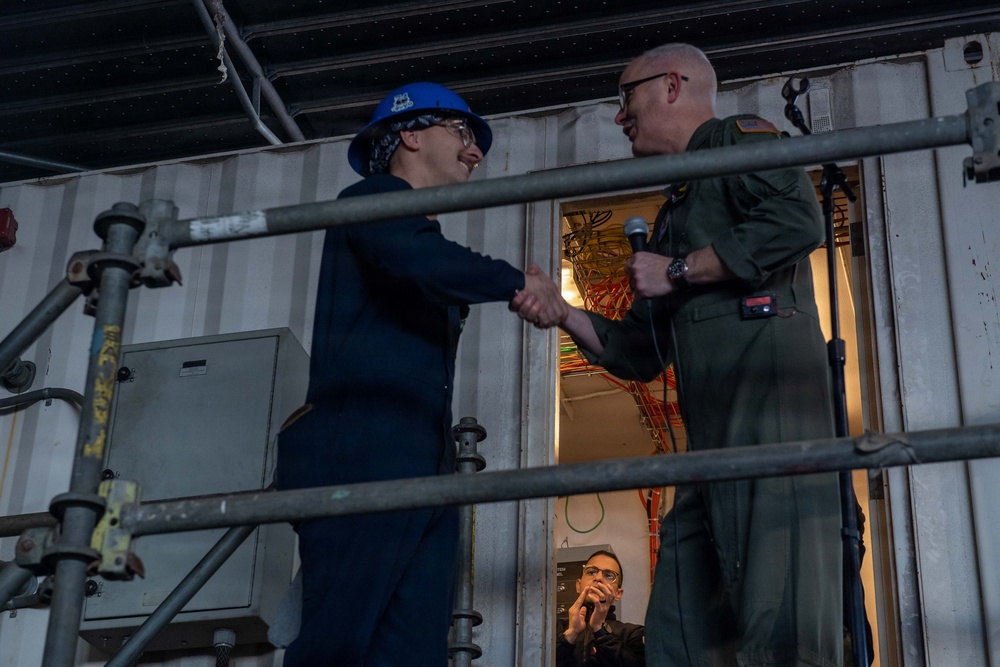 All Hands Call USS John C. Stennis (CVN 74)