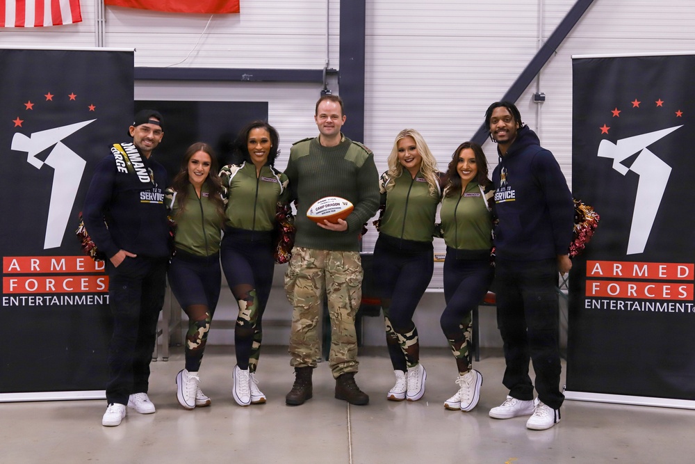 Washington Commanders visit Camp Tapa