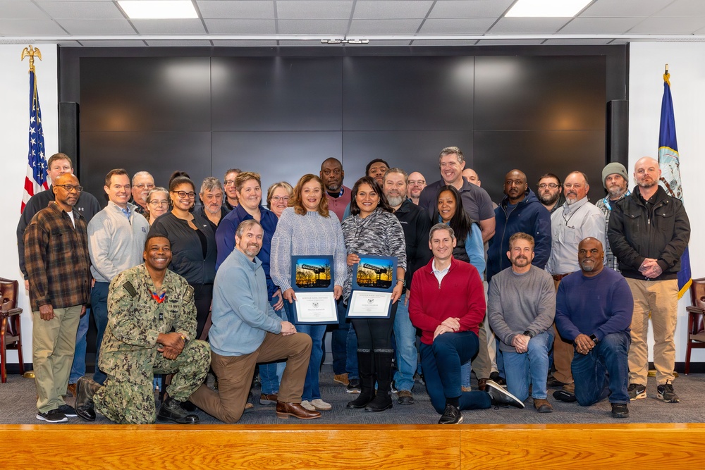 Code 2300 Teammates Recognized as Department Security Coordinators of the Year for 2025