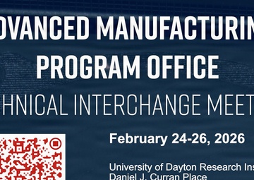 A thumbnail for a video invite for Advanced Manufacturing Program Office (AMPO) Technical Interchange Meeting (TIM)