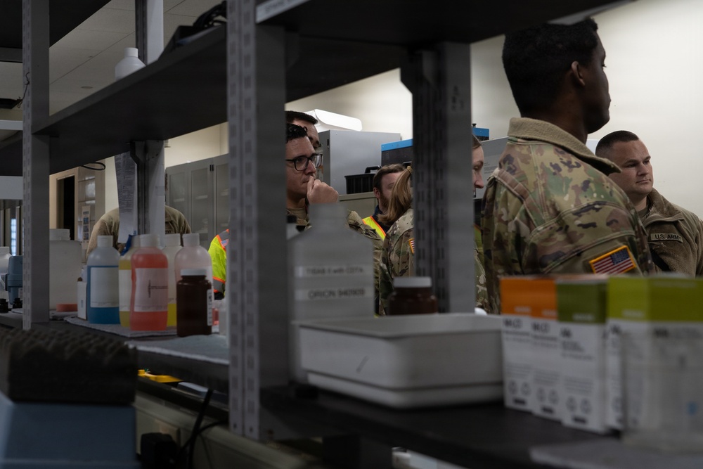 US Army Corps of Engineers Baltimore District Officers Tour Washington Aqueduct for Army Leader Professional Development