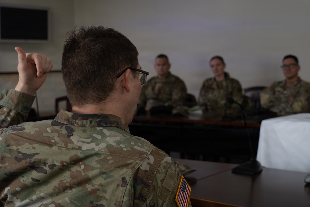 US Army Corps of Engineers Baltimore District Officers Tour Washington Aqueduct for Army Leader Professional Development
