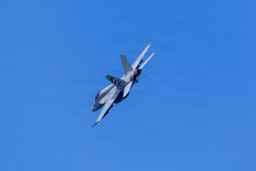 Abraham Lincoln Conducts Flight Formations