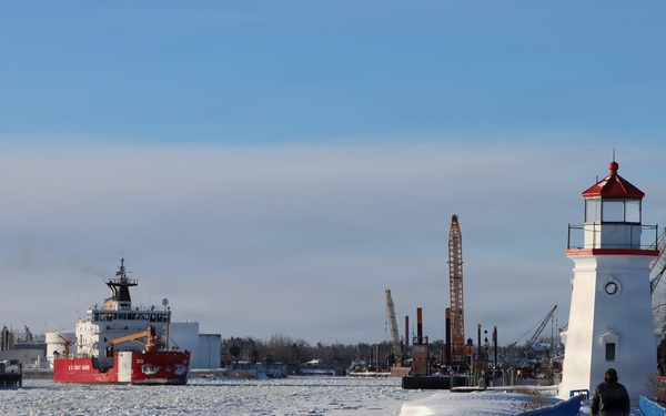 Coast Guard Cutter Mackinaw conducts track maintenance for Operation Taconite