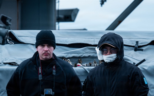 USS Theodore Roosevelt Indian Island Arrival