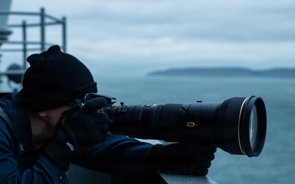 USS Theodore Roosevelt Indian Island Arrival
