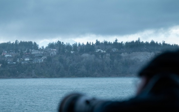 USS Theodore Roosevelt Indian Island Arrival