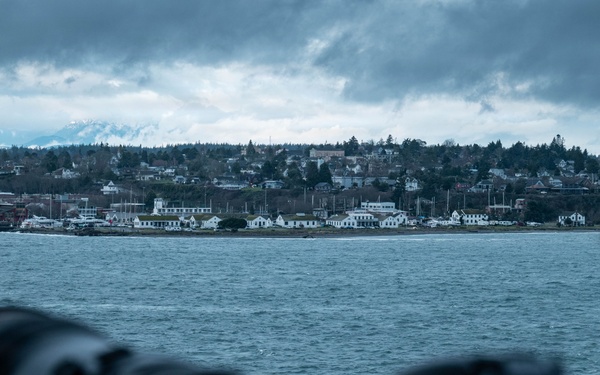 USS Theodore Roosevelt Indian Island Arrival