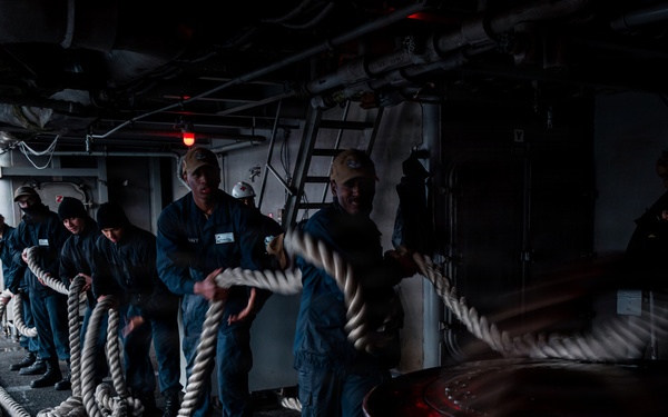 USS Theodore Roosevelt Indian Island Arrival