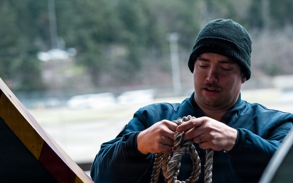 USS Theodore Roosevelt Indian Island Arrival