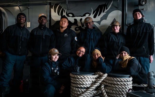 USS Theodore Roosevelt Indian Island Arrival