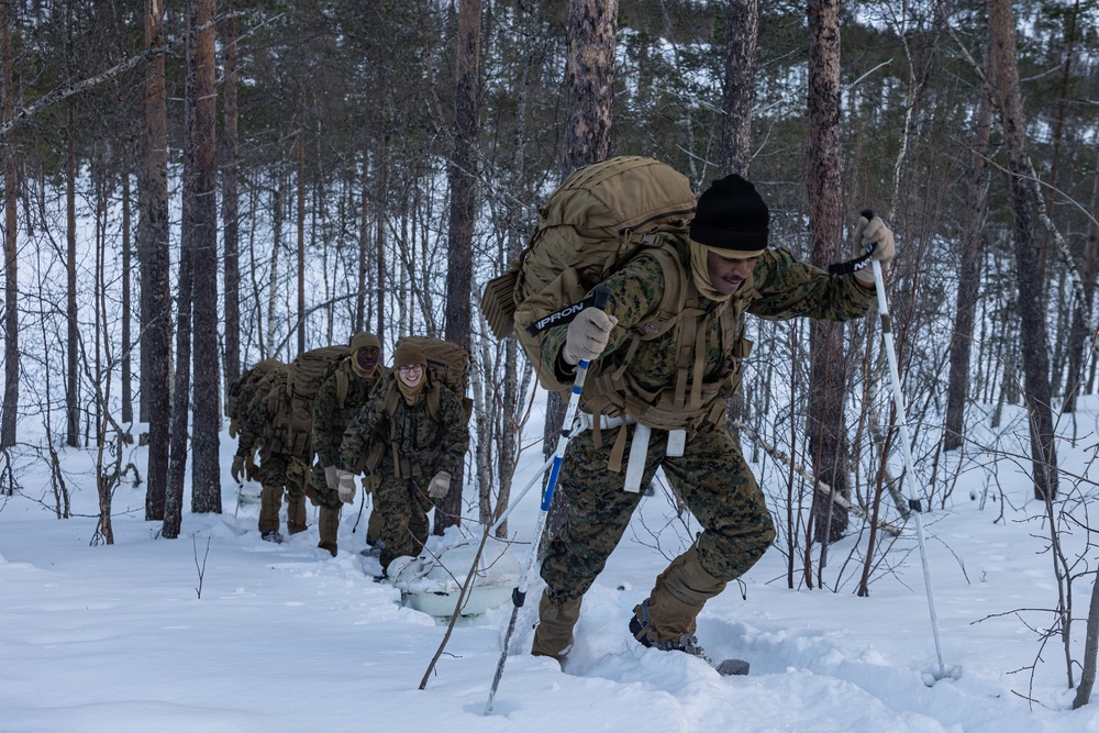 CORE26 | U.S. Marines Learn Arctic Traversal