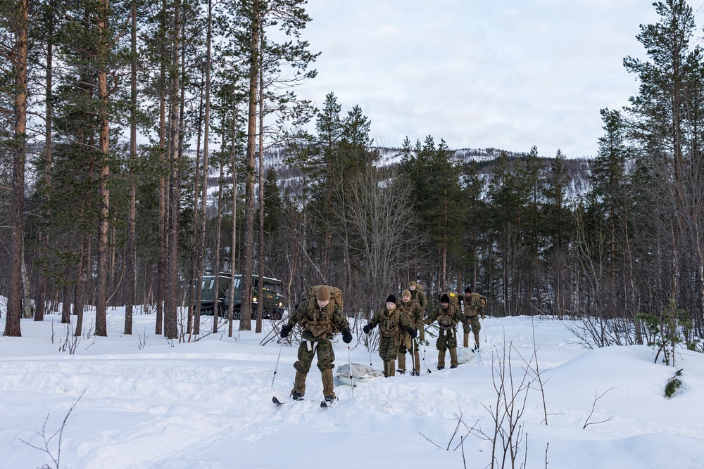 CORE26 | U.S. Marines Learn Arctic Traversal