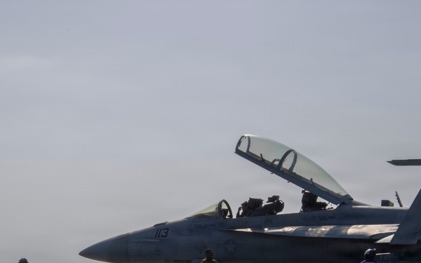 Abraham Lincoln conducts routine aircraft maintenance