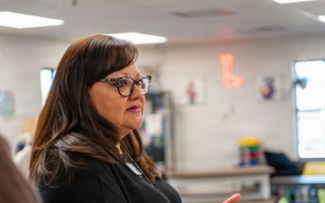 Child Development Center Hosts Senior Leader &amp; General Officer Spouses at Schriever Space Force Base