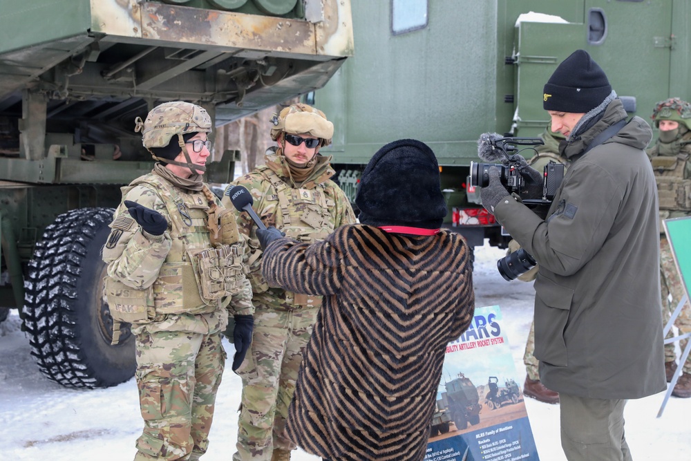 U.S. and Lithuania Conduct Integrated HIMARS Live Fire