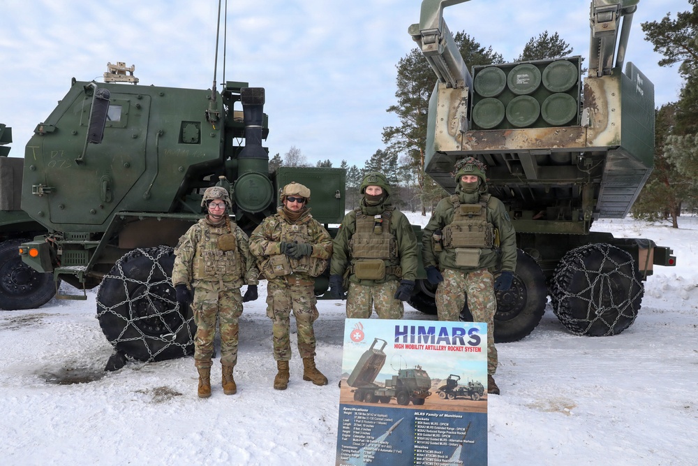 U.S. and Lithuania Conduct Integrated HIMARS Live Fire