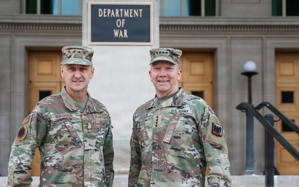 Nordhaus welcomes new NGB vice chief to Pentagon