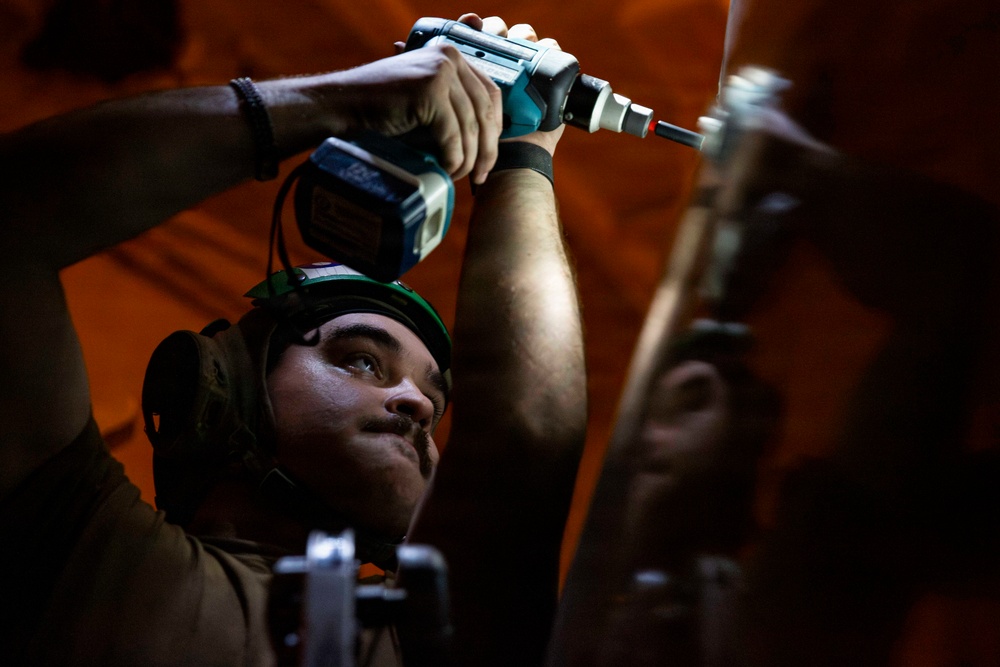 Abraham Lincoln Conducts Routine Night Operations