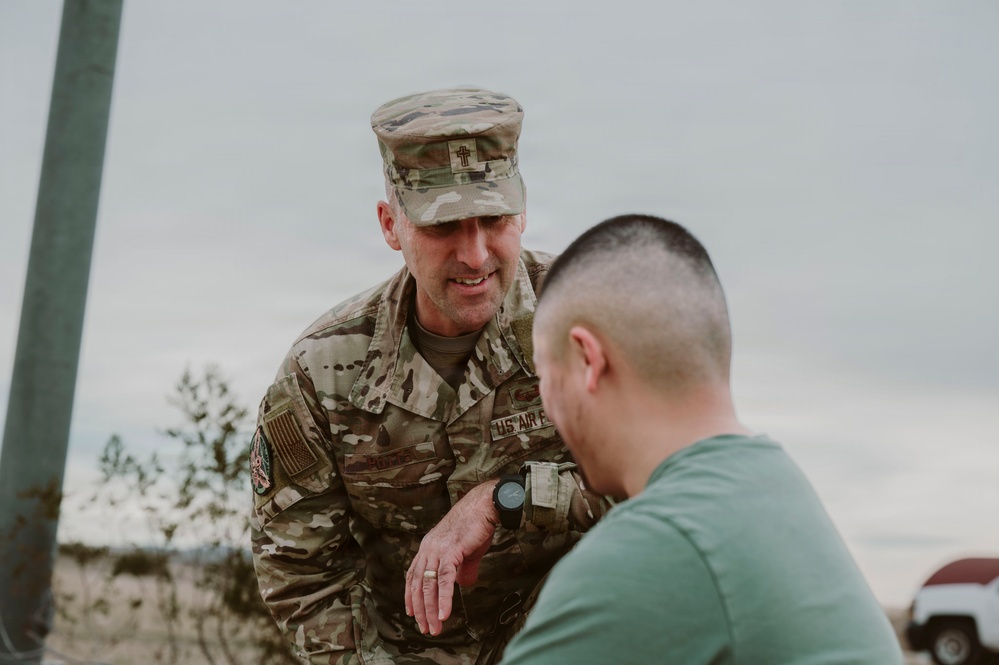 Airmen test emergency response during mass casualty exercise at Nellis AFB