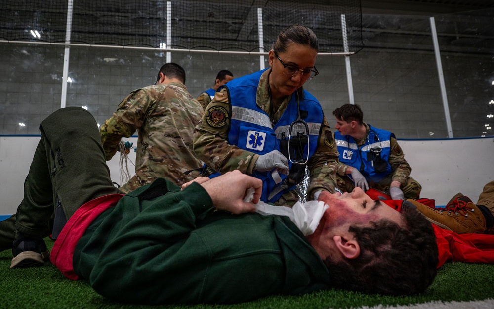 Breach, secure, clear: 319th SFS holds multi-agency critical incident response training