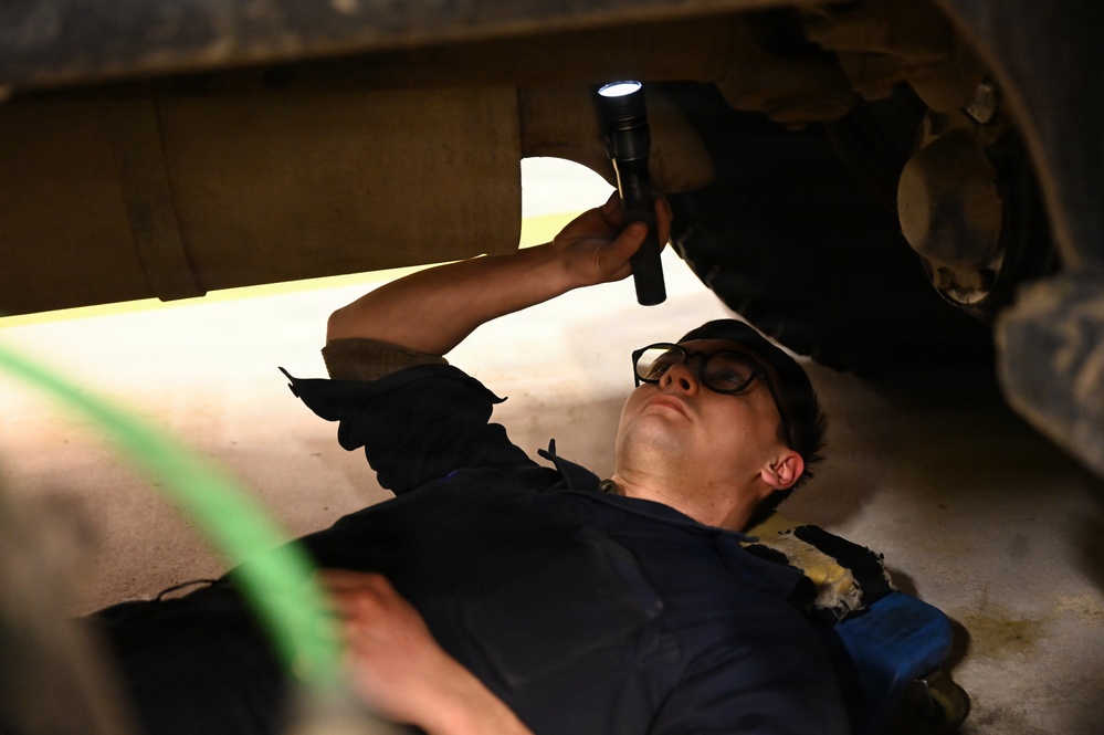 Air Guard Vehicle Maintenance Airman Ensures Mission Ready Vehicles at Eielson AFB