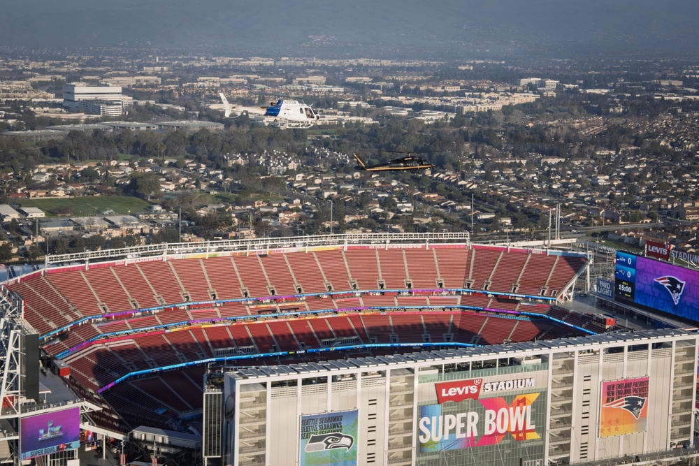 CBP provides aerial security in preparation for Super Bowl LIX