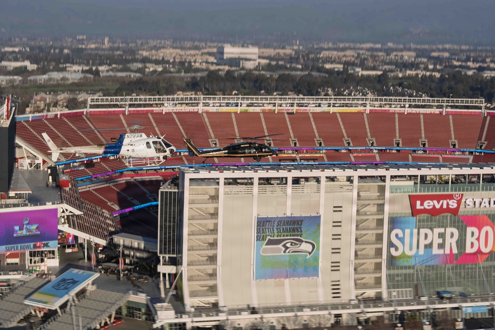CBP provides aerial security in preparation for Super Bowl LIX