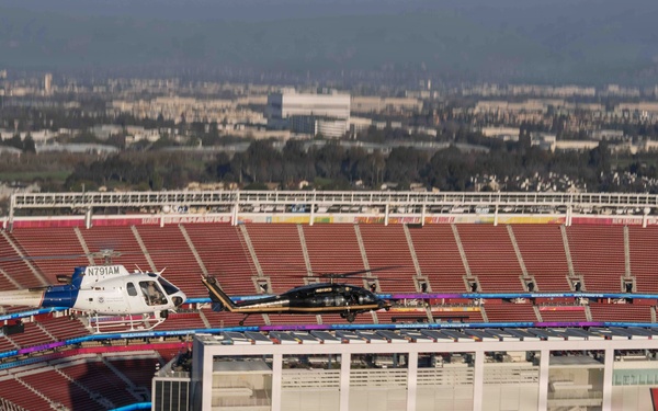 CBP provides aerial security in preparation for Super Bowl LX