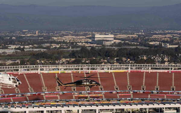 CBP provides aerial security in preparation for Super Bowl LX