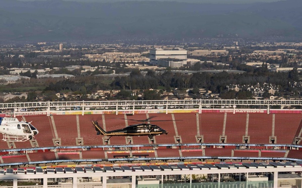 CBP provides aerial security in preparation for Super Bowl LX