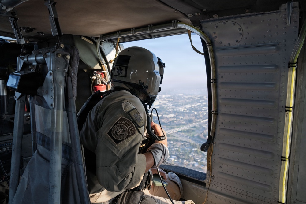 CBP provides aerial security in preparation for Super Bowl LIX