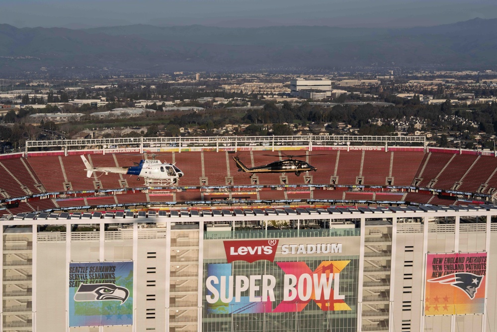 CBP provides aerial security in preparation for Super Bowl LIX