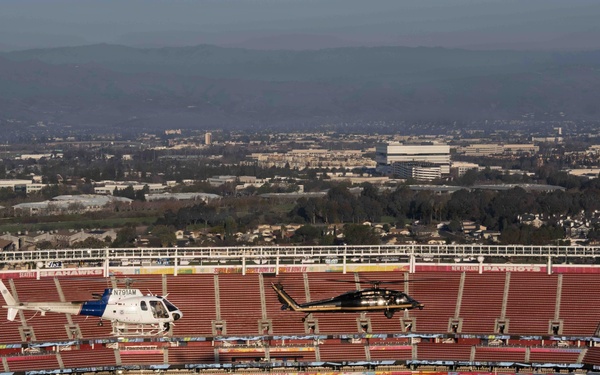 CBP provides aerial security in preparation for Super Bowl LX