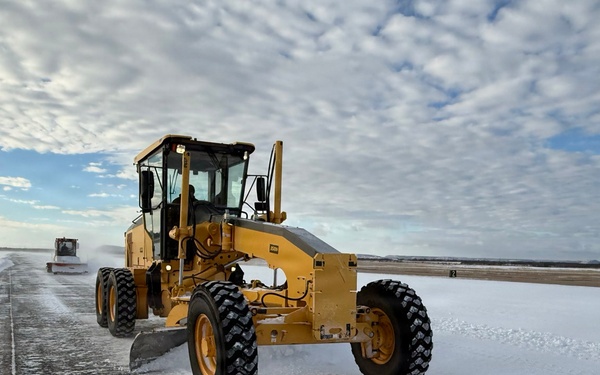 7th CES overcomes Winter Storm Fern during Dark Ascent exercise