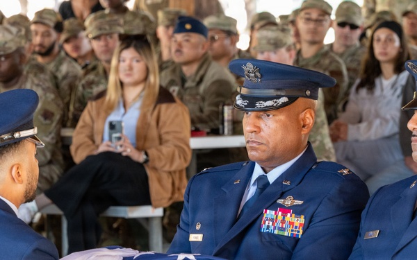 350 SWW Command Team Presides over Team Eglin Honor Guard Graduation