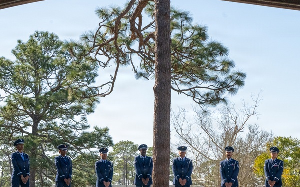 350 SWW Command Team Presides over Team Eglin Honor Guard Graduation
