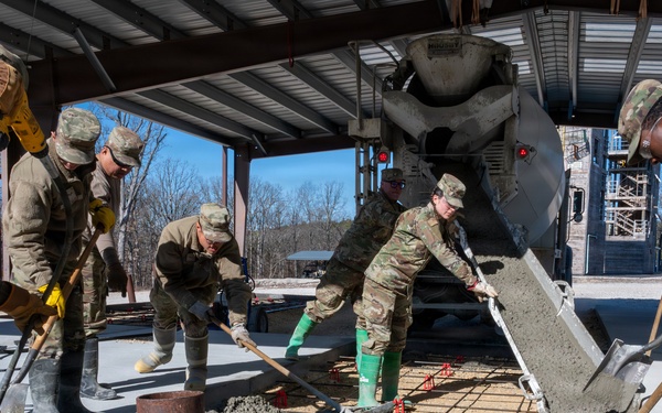 Fort Leonard Wood airmen lend specialized skills to upgrade homeland defense training complex
