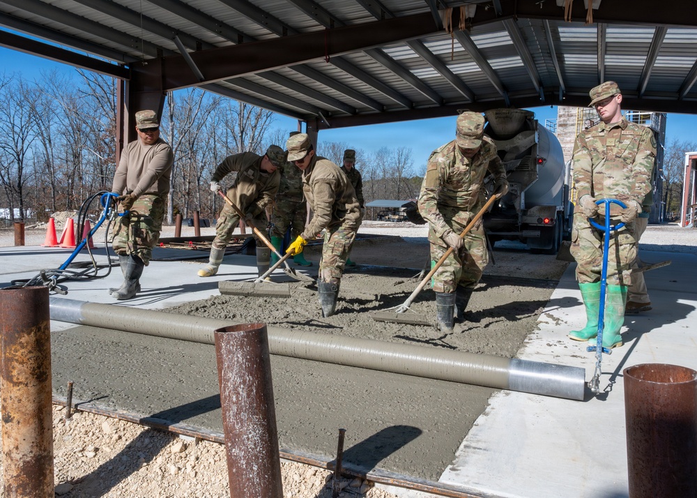 Fort Leonard Wood airmen lend specialized skills to upgrade homeland defense training complex