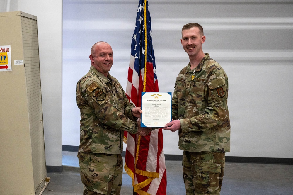 Calm Under Pressure: Citizen Airman Saves Child, Earns Commendation at Hill AFB
