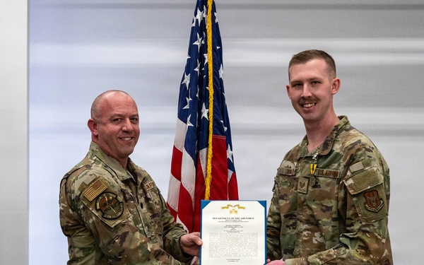 Calm Under Pressure: Citizen Airman Saves Child, Earns Commendation at Hill AFB