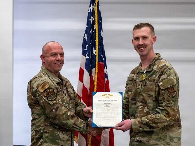 Calm Under Pressure: Citizen Airman Saves Child, Earns Commendation at Hill AFB