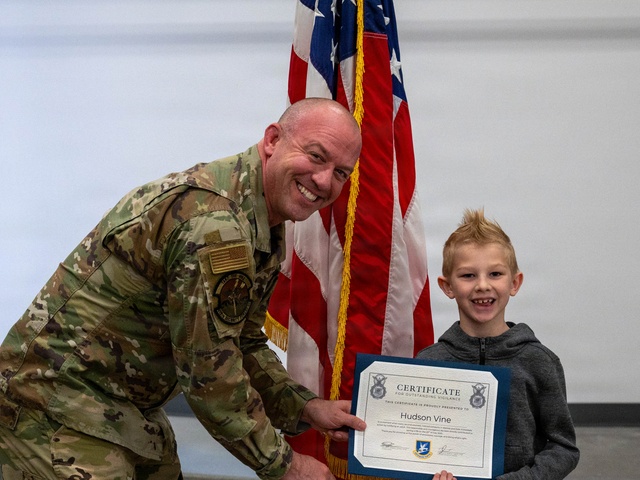 Calm Under Pressure: Citizen Airman Saves Child, Earns Commendation at Hill AFB