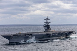 John F. Kennedy Completes Builder's Sea Trials