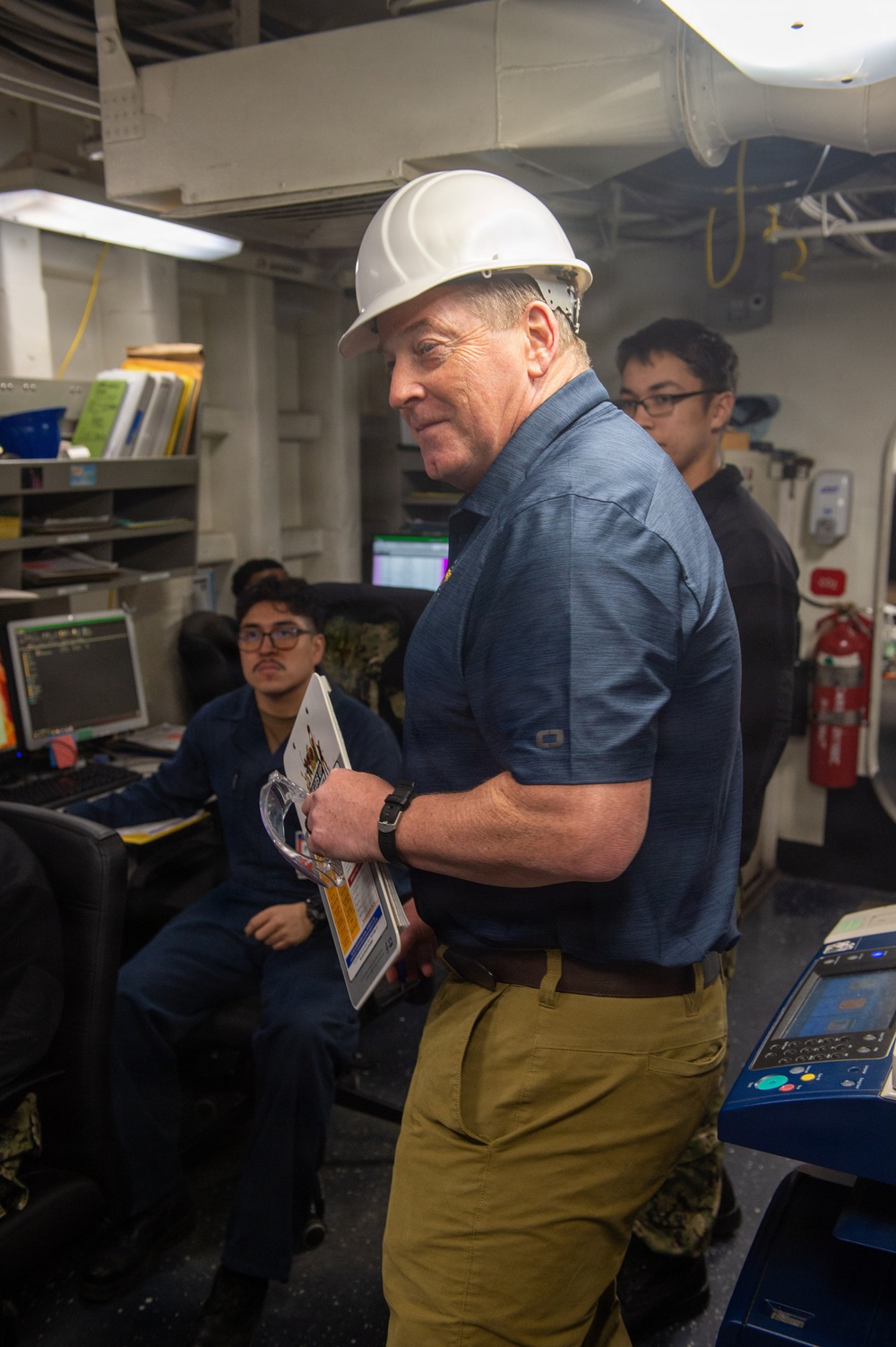 U.S. Naval Community College Associate Dean Visits USS Ronald Reagan
