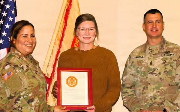 Fort McCoy workforce members recognized during January town hall sessions