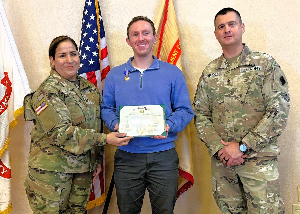 Fort McCoy workforce members recognized during January town hall sessions