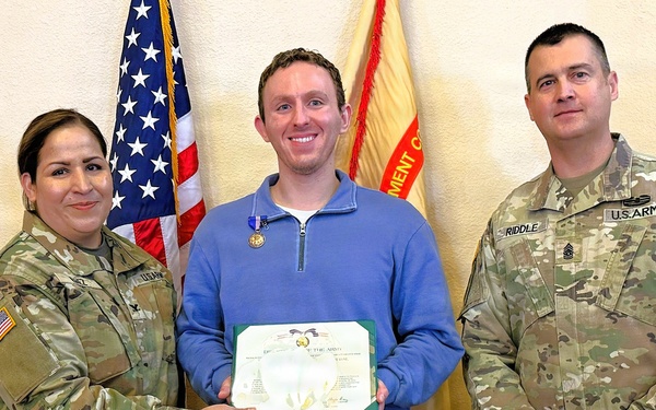 Fort McCoy workforce members recognized during January town hall sessions